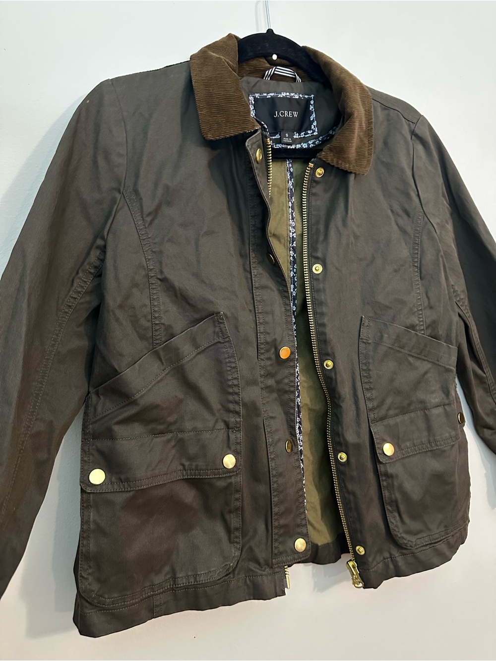J. Crew Barn Jacket with Liberty Floral Print Size Small - Picture 5 of 14